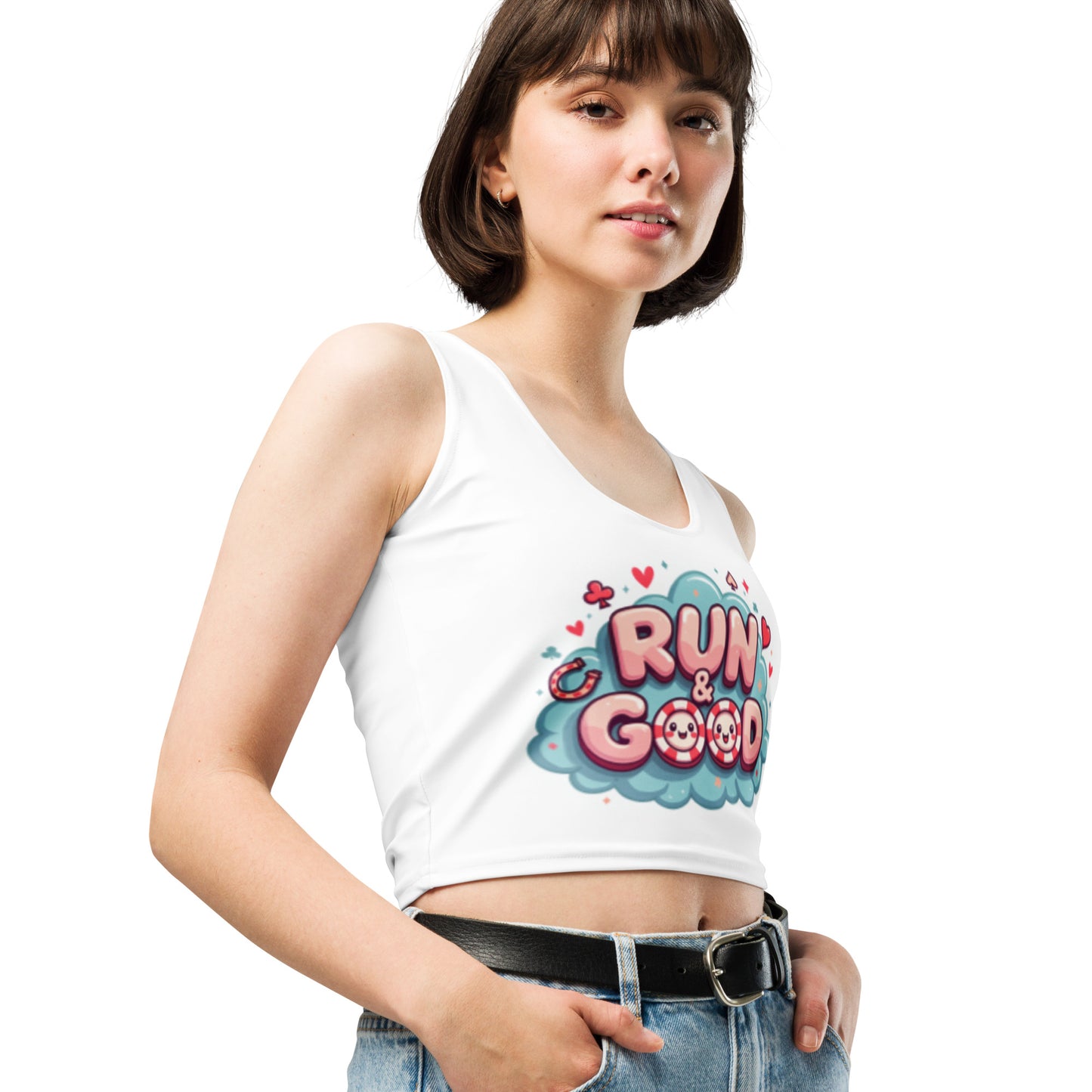Crop-top Coupé Run & Good Kawaii Jackpot