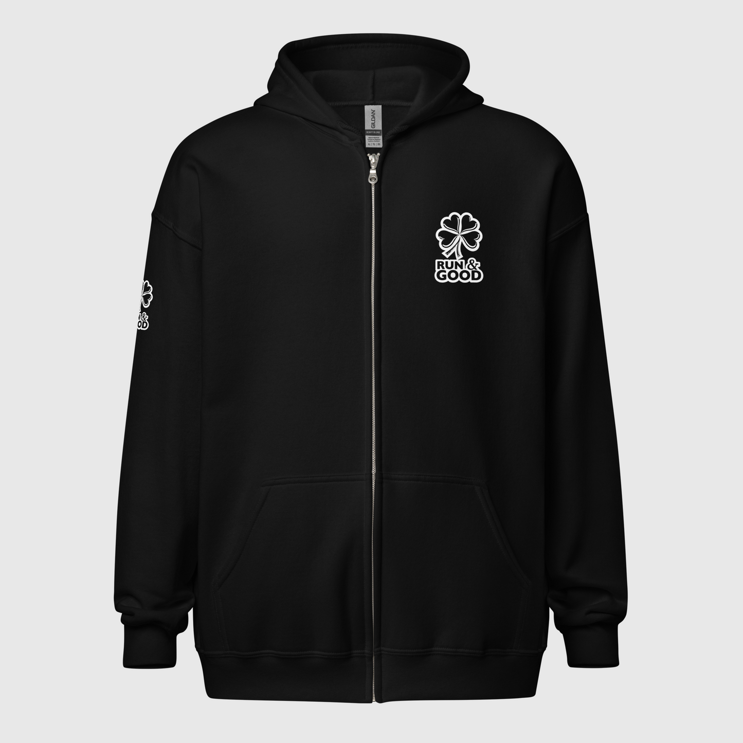Sweat à capuche zippé Run & Good Essential