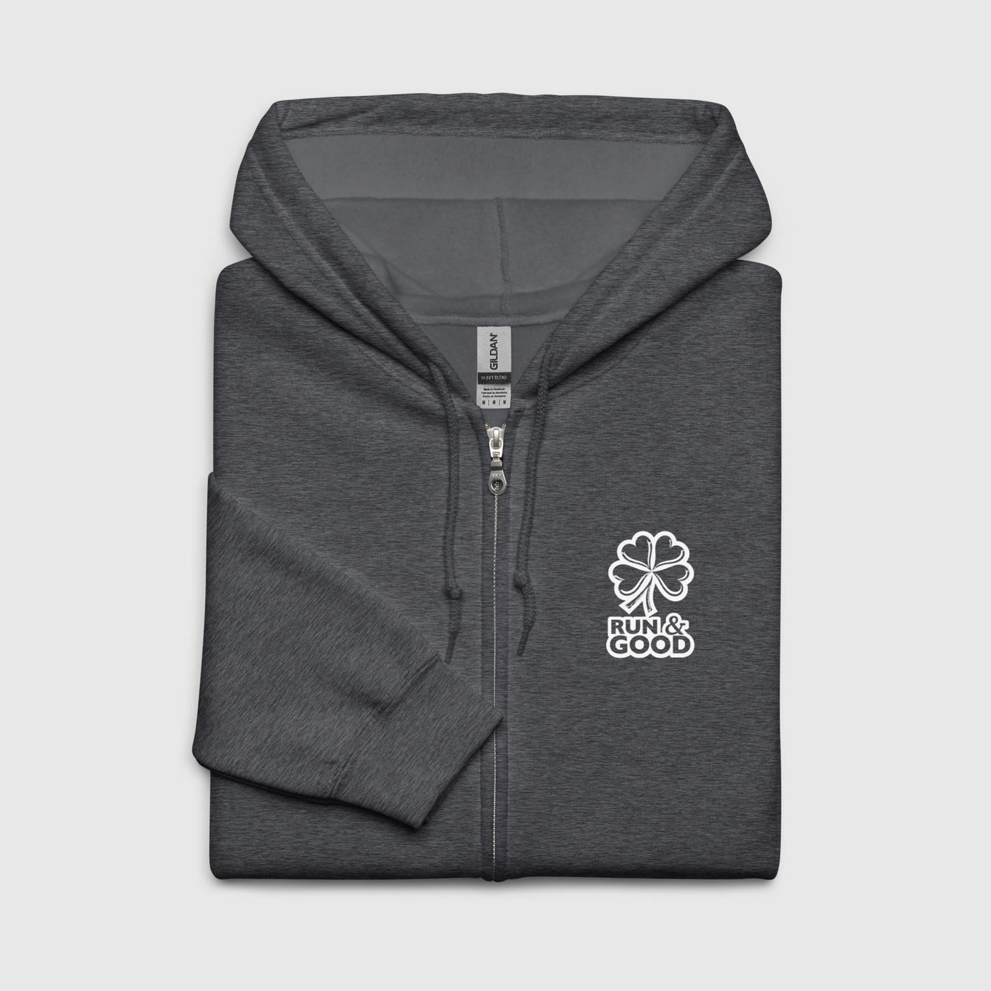 Sweat à capuche zippé Run & Good Essential