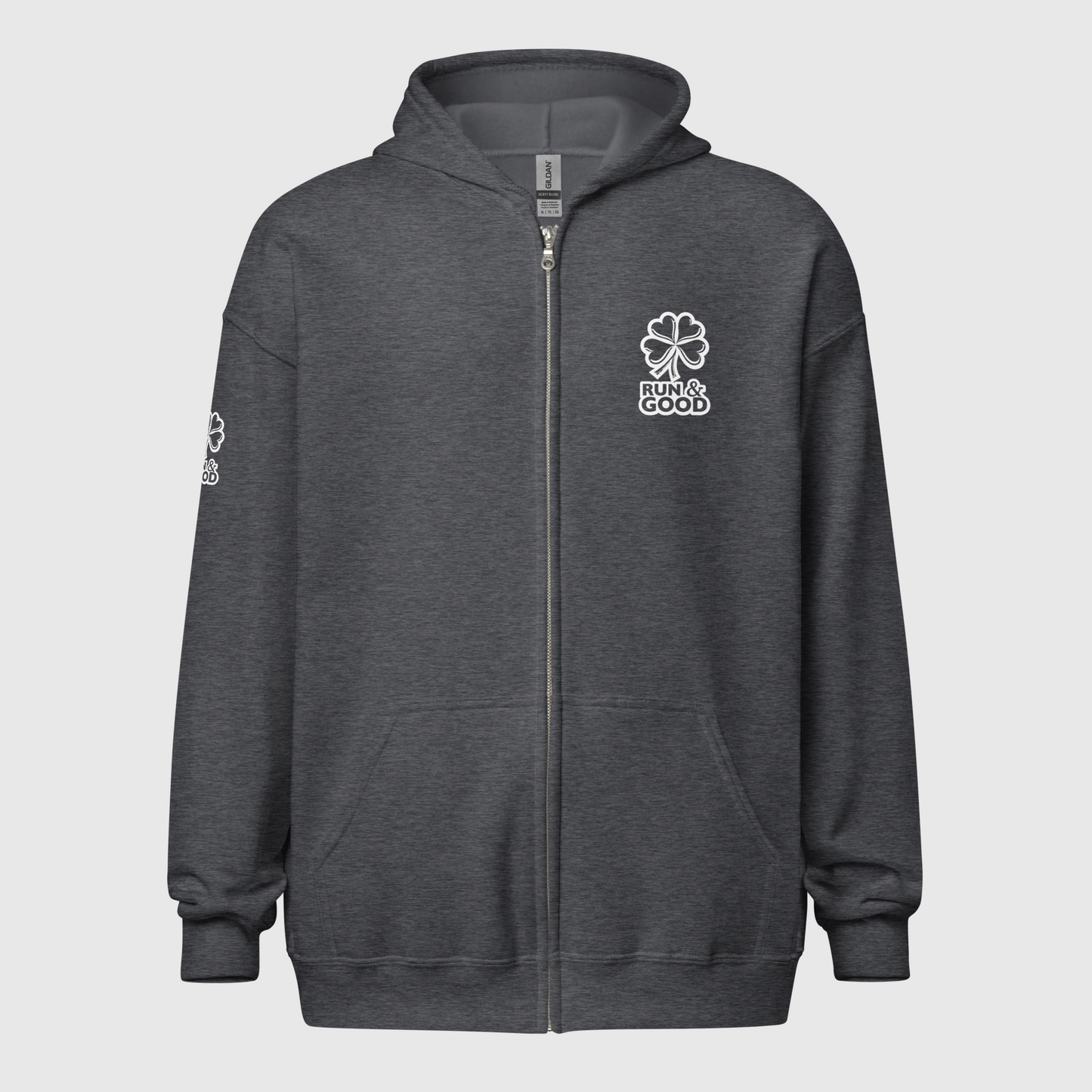 Sweat à capuche zippé Run & Good Essential