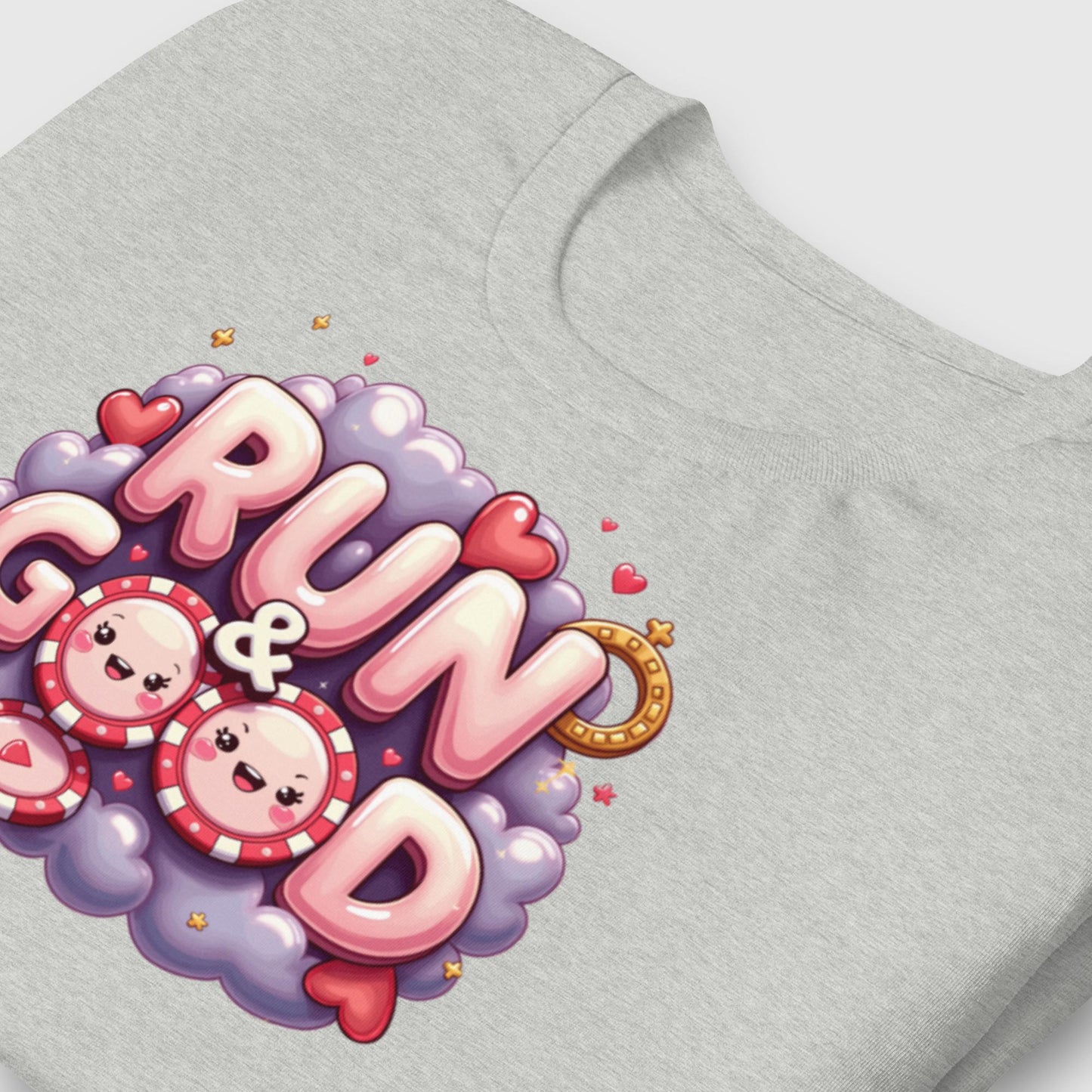T-shirt Run & Good Kawaii Luck