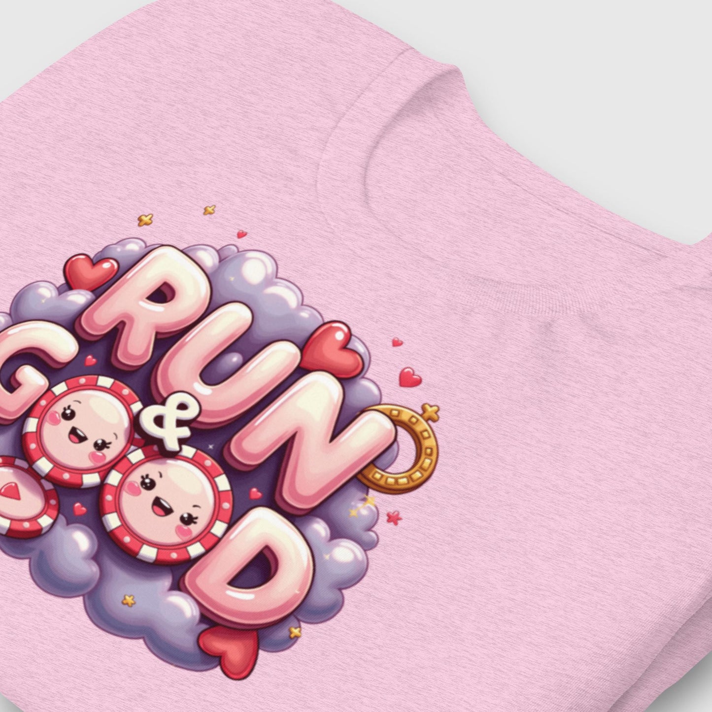 T-shirt Run & Good Kawaii Luck