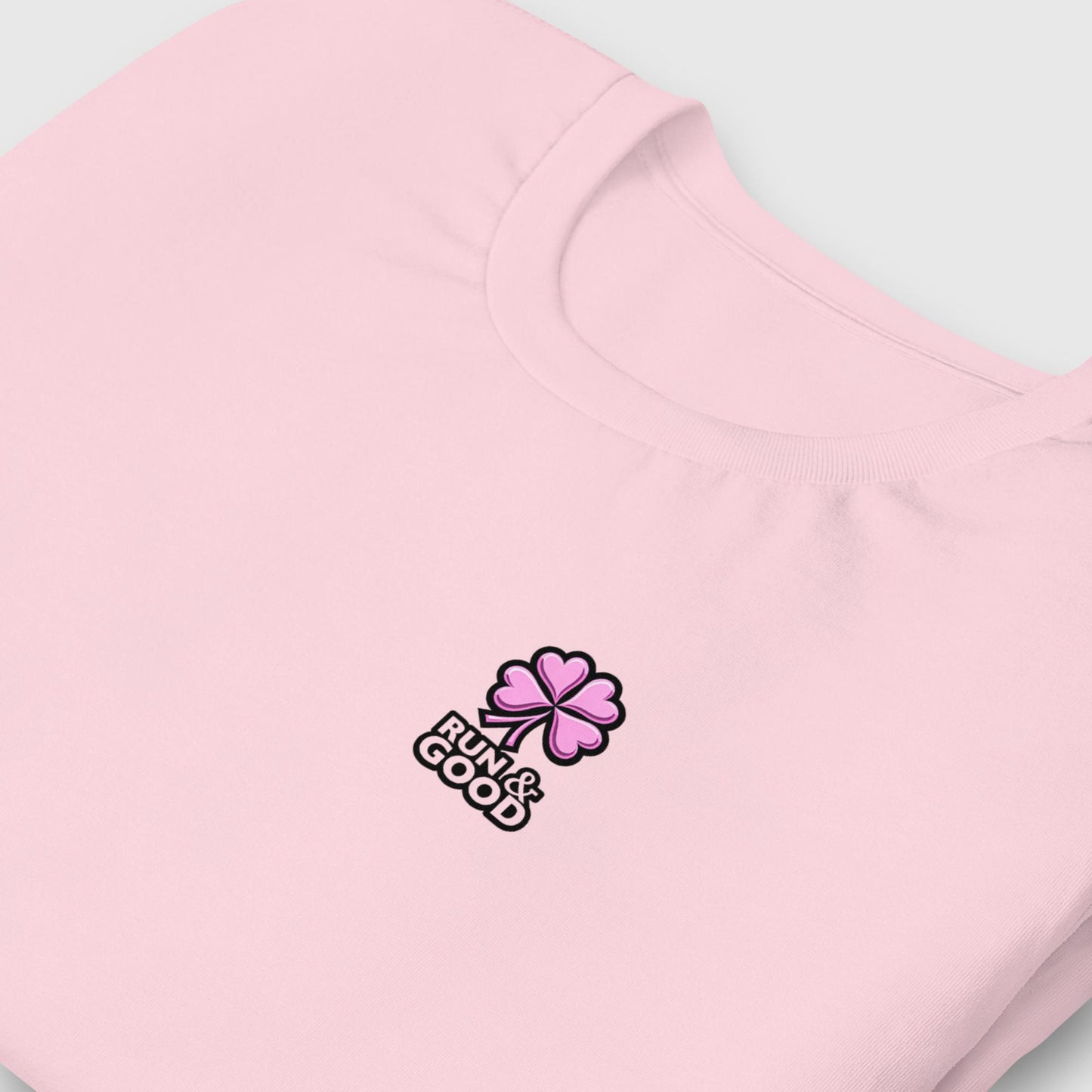 T-shirt unisexe Run & Good Essentials Pink
