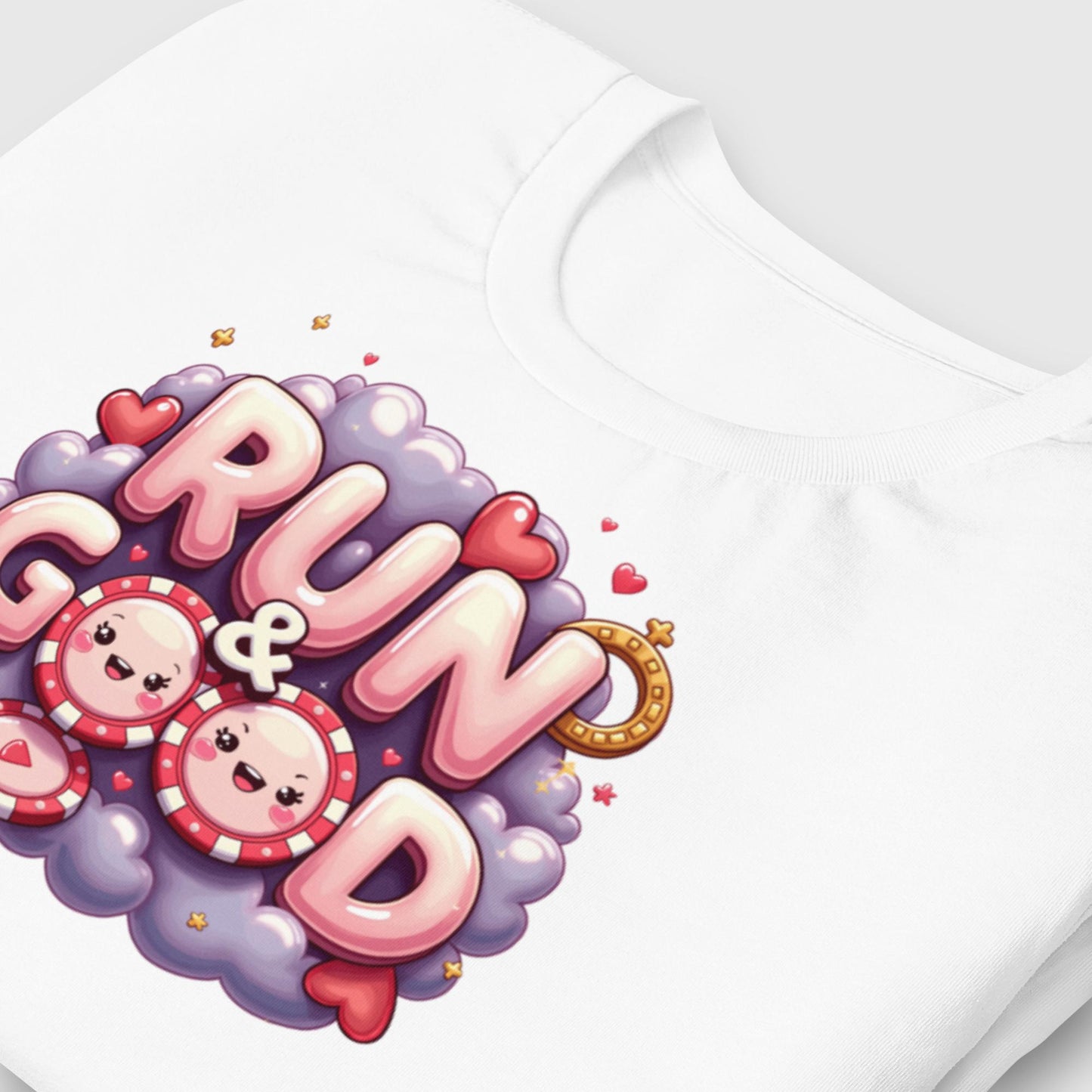 T-shirt Run & Good Kawaii Luck