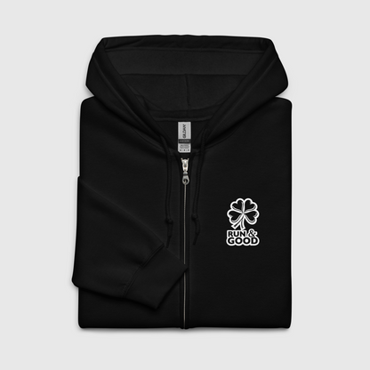 Sweat à capuche zippé Run & Good Essential