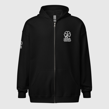Sweat à capuche zippé Run & Good Essential