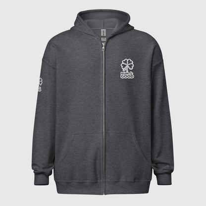 Sweat à capuche zippé Run & Good Essential