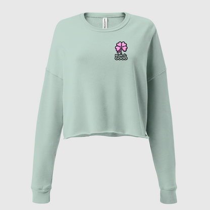 Sweat-Shirt Crop-Top Run & Good Essentials